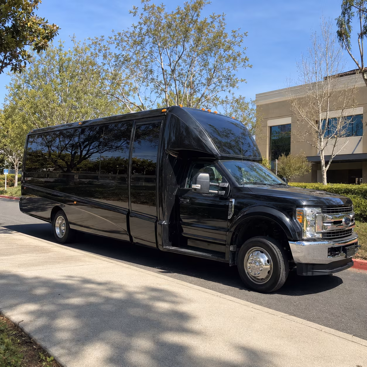 Passenger seating aboard a party bus rental serving Minneapolis