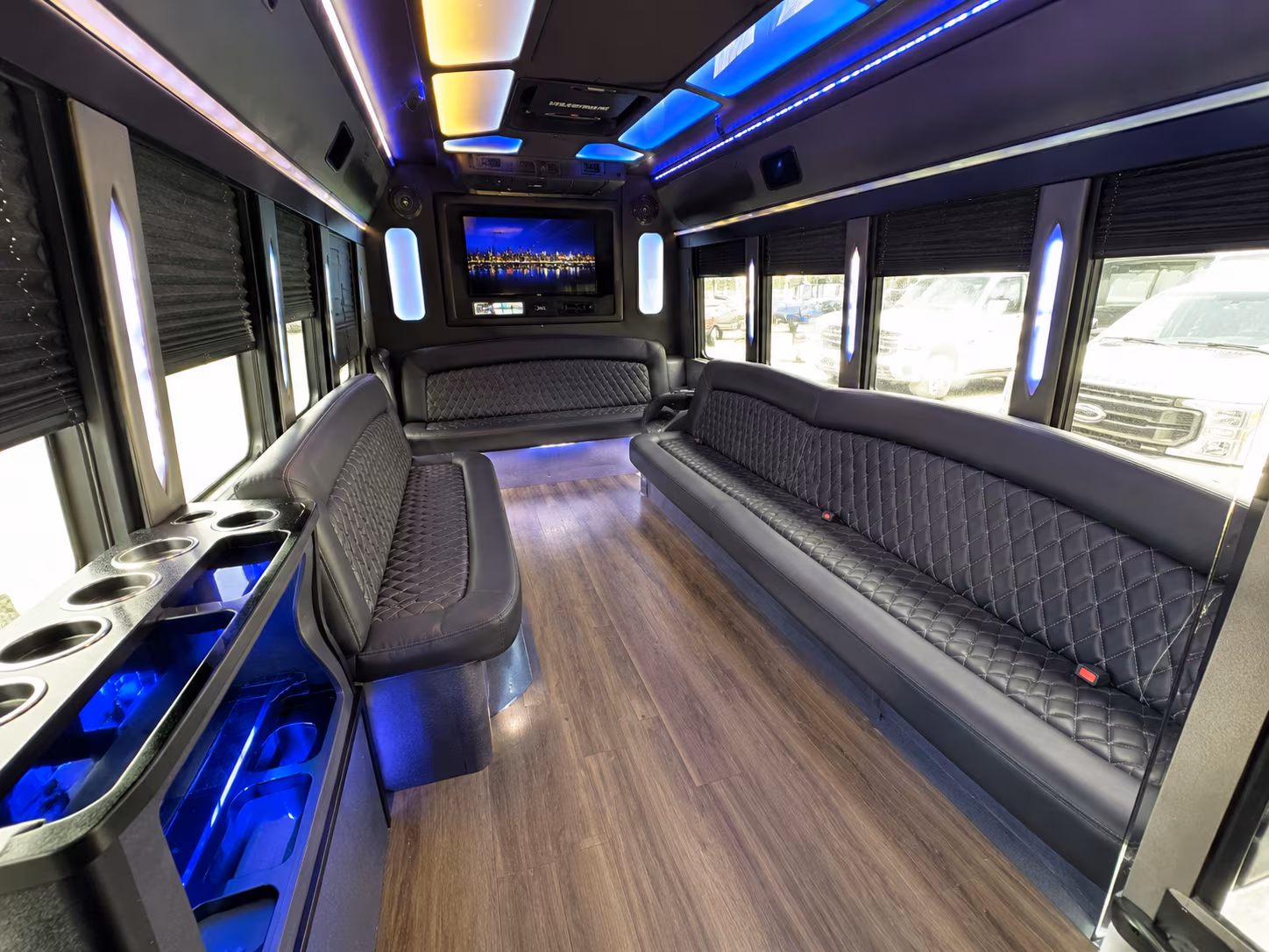 Minneapolis Bachelor & Bachelorette Transportation party bus exterior