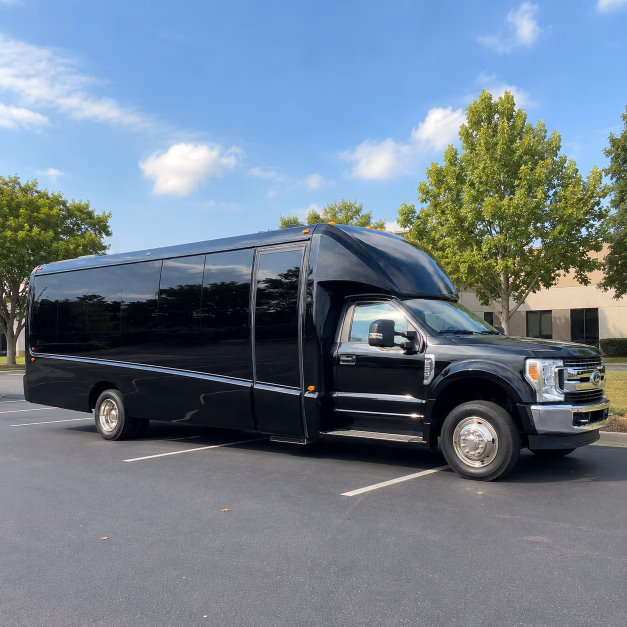 Minneapolis Corporate Transportation party bus exterior