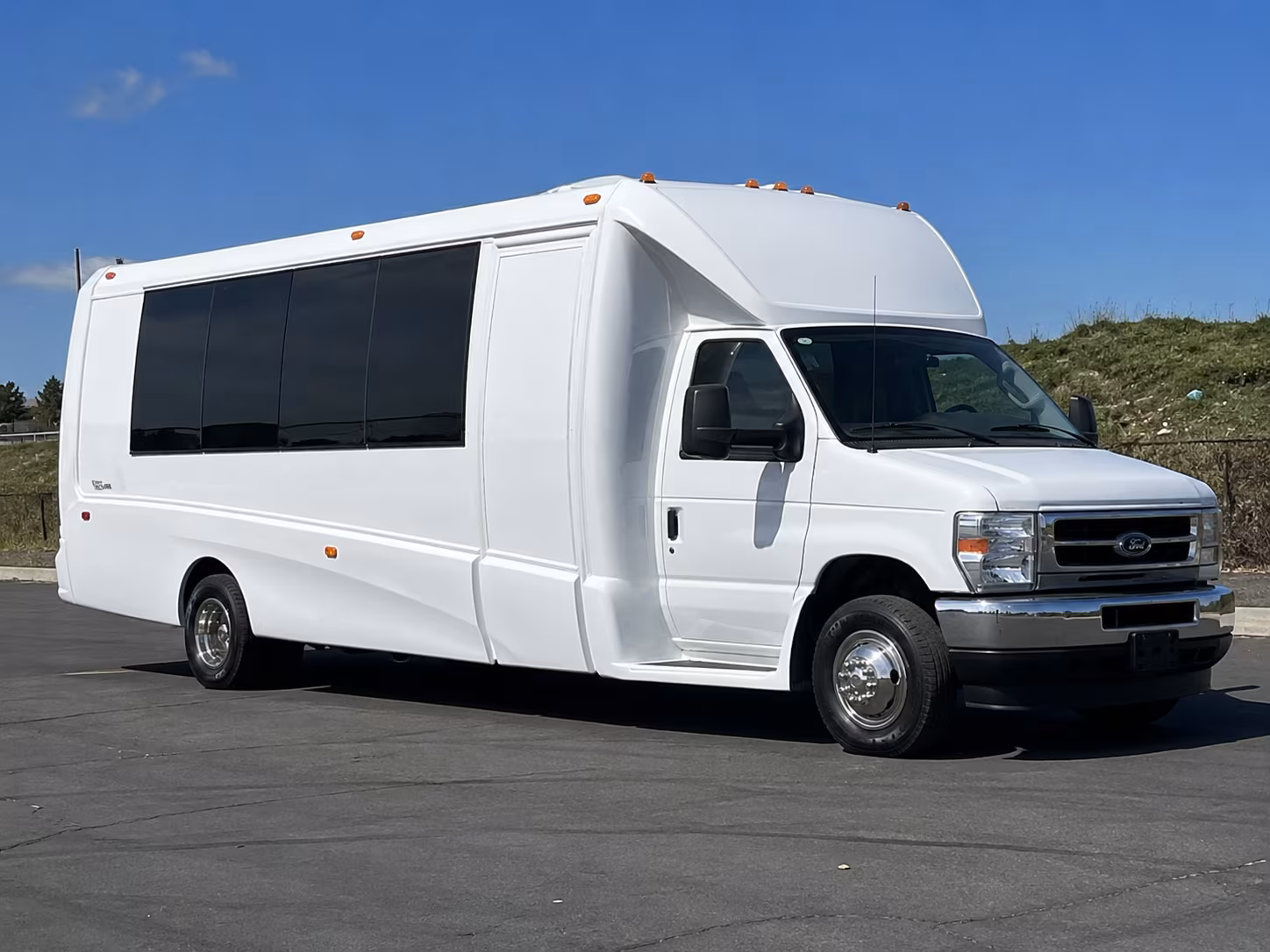 Minneapolis Prom & Homecoming Transportation party bus exterior