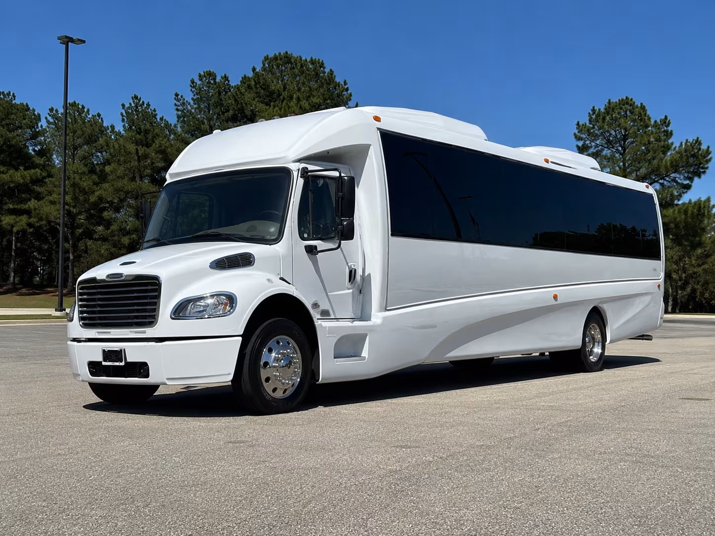 Minneapolis Sporting Event Transportation party bus exterior