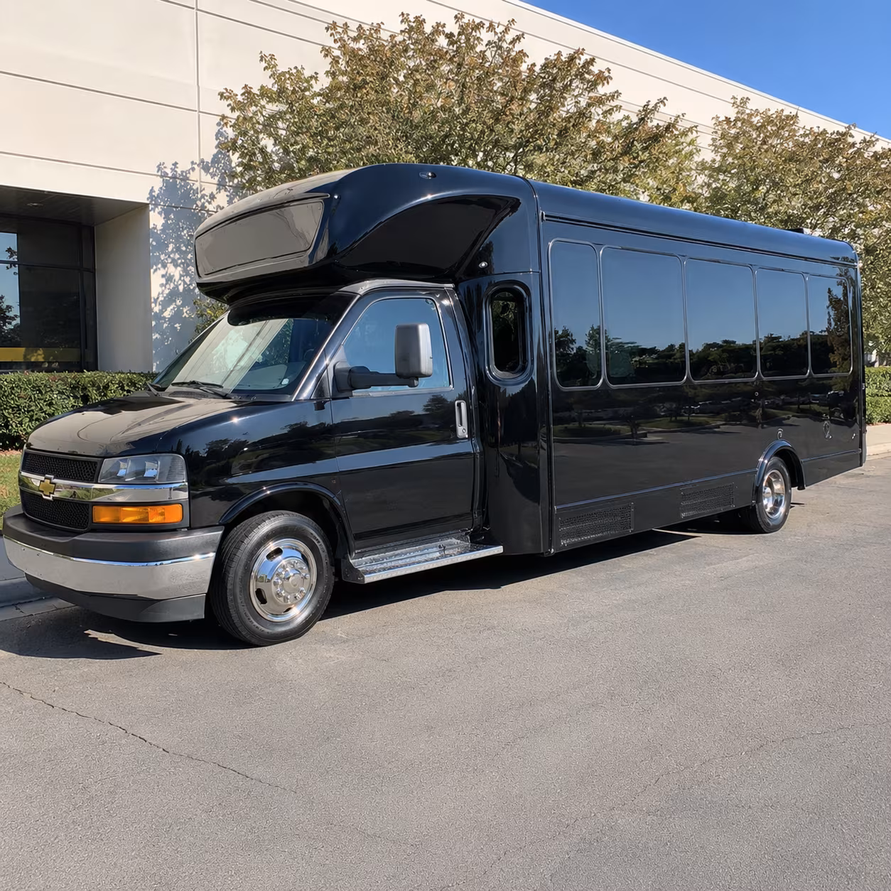 Minneapolis Sporting Event Transportation party bus exterior