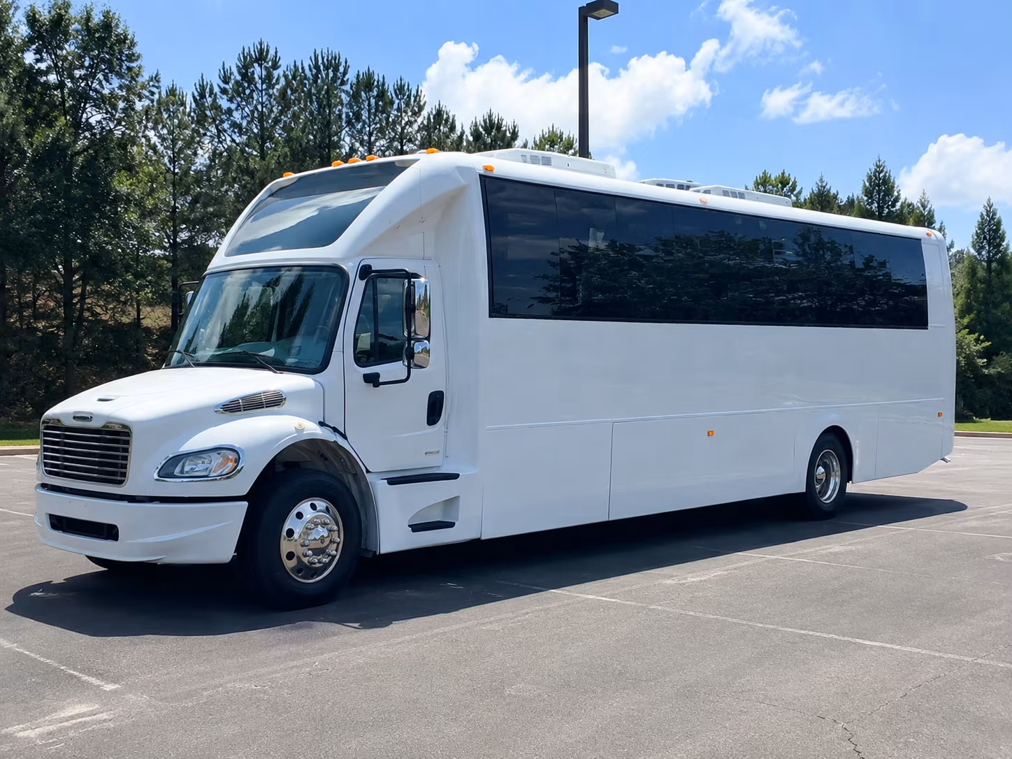 Minneapolis Wedding Transportation party bus exterior