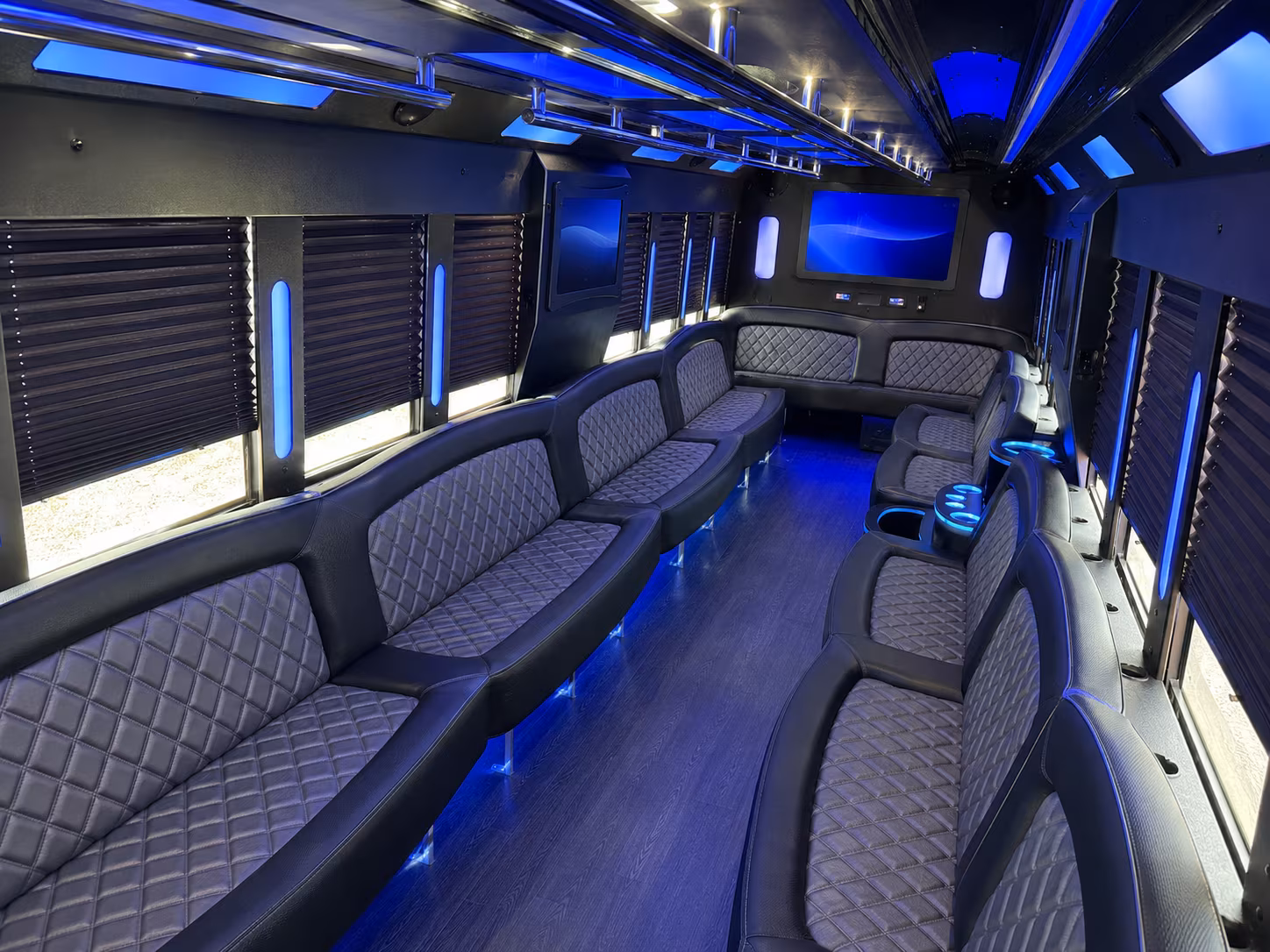 Minneapolis Wedding Transportation party bus exterior