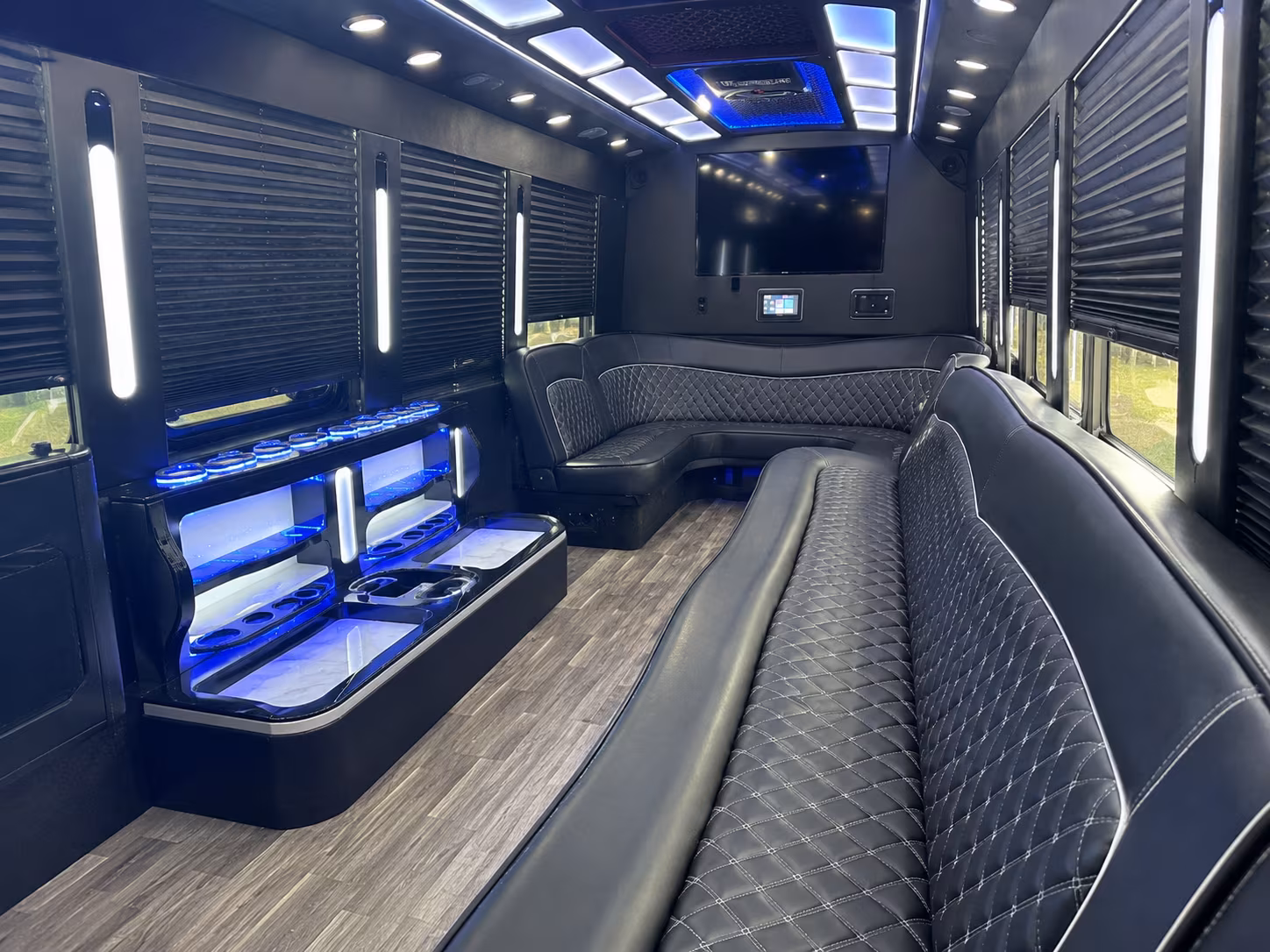 Minneapolis Wedding Transportation onboard seating