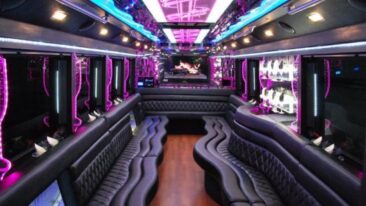 50 Passenger Party Bus Eagan Mn Interior
